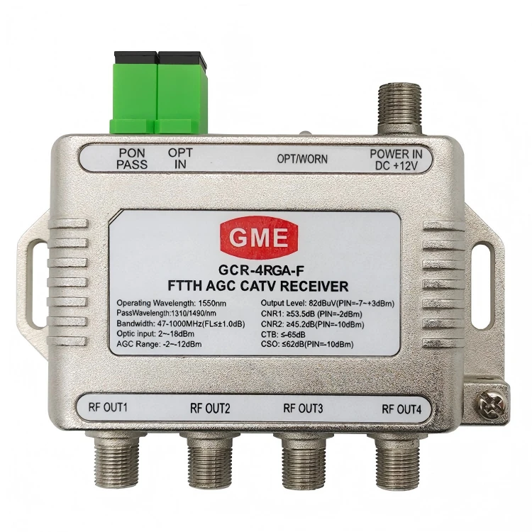 ما هي سيناريوهات التطبيق لجهاز استقبال كابل FTTH AGC؟
