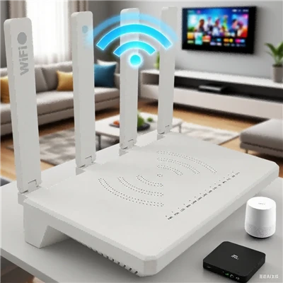 بوابة المنزل المتطورة: تفريغ 4GE + 1POTS + AC WiFi + CATV Powerhouse